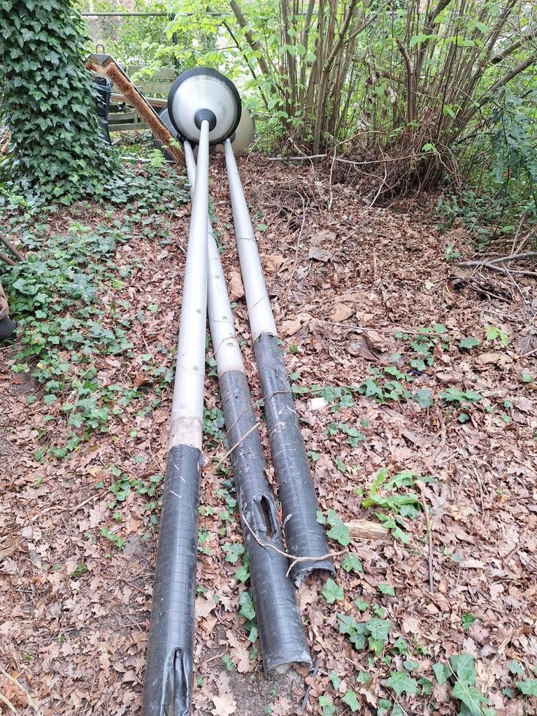 3x Buitenlampen / Tuinverlichting - Gebruikt, Tuin en Terras, Gebruikt, Minder dan 50 watt, Overige typen, Aluminium