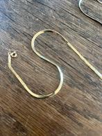 Gouden ketting 585, Ophalen of Verzenden, Zo goed als nieuw, Goud, Oor- of Traguspiercing