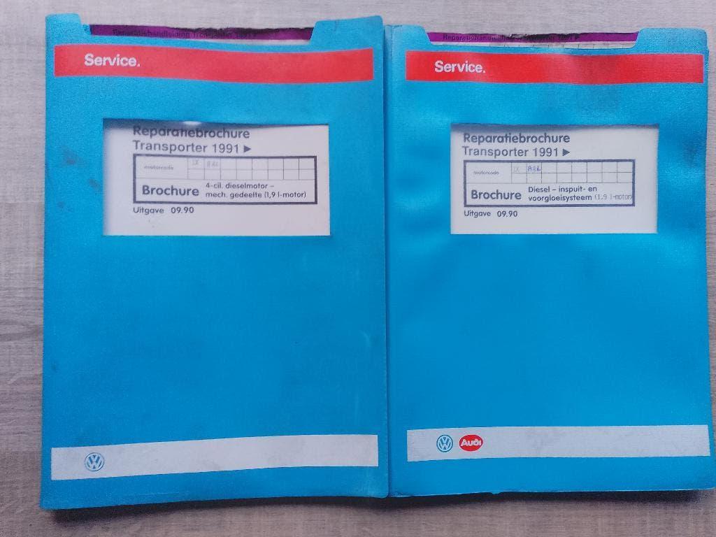 Werkplaatsboeken Vw Transporter T4 1900 dieselmotor 1X ABL, Ophalen of Verzenden, Gelezen, Volkswagen