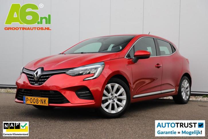 Renault Clio 1.0 TCe Intens Half Leder 16 inch LMV LED Navig, Auto's, Renault, Bedrijf, Te koop, Clio, ABS, Achteruitrijcamera