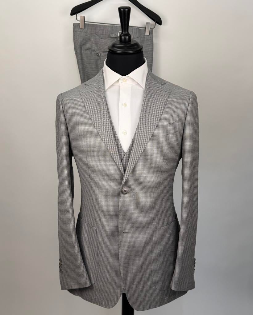 Driedelig suitsupply pak 48, Ophalen of Verzenden, Zo goed als nieuw, Maat 48/50 (M), Grijs