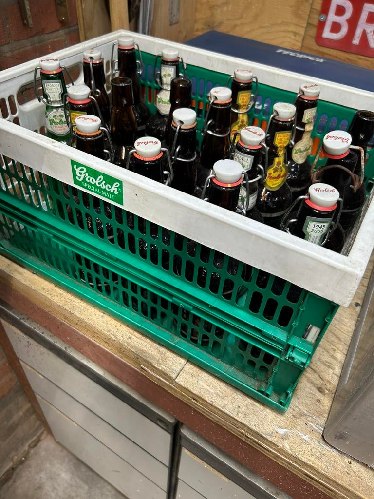 Grolsch verzameling spullen, Ophalen, Gebruikt, Flesje(s), Grolsch