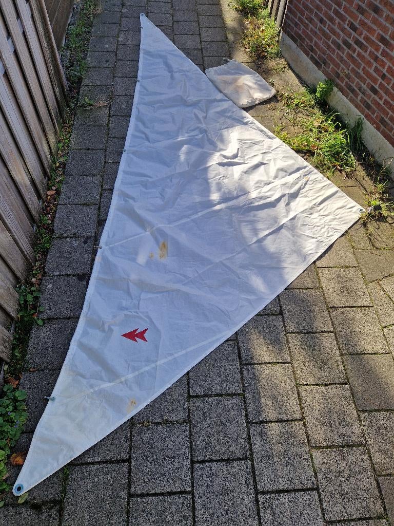 Stagfok Hagoort sails 4,7 x 2,74, Ophalen, Gebruikt, Minder dan 15 m², 6 meter of meer