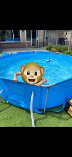 Avenli zwembad 300 bij 75 cm hoog inclusief pomp en zeil, Ophalen, Rond, Zo goed als nieuw, Opzetzwembad