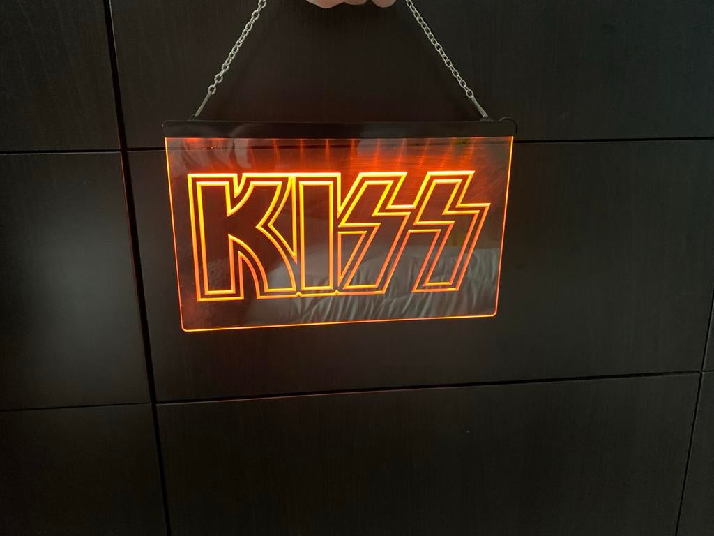 KISS LED lichtbord, Ophalen of Verzenden, Gebruikt