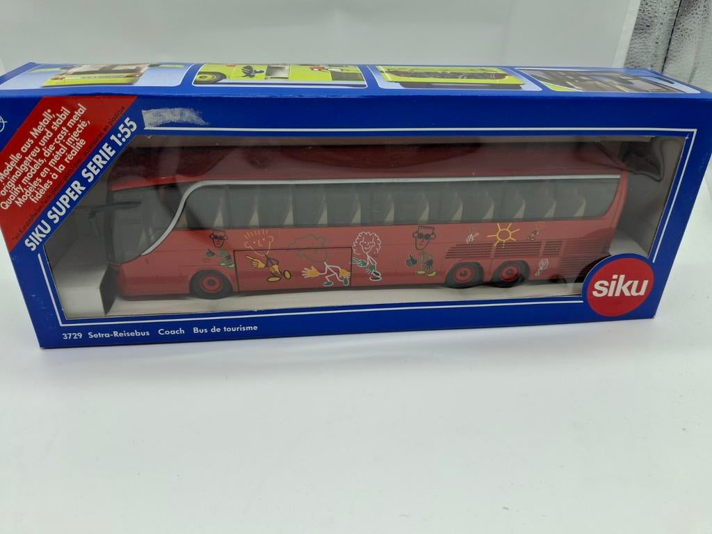siku 3729 Setra Reisebus 1:55, Verzenden, Zo goed als nieuw, Bus of Vrachtwagen, SIKU