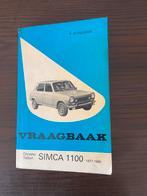 Vraagbaak Chrysler Talbot Simca 1100 (1977-1980), Ophalen of Verzenden, Gelezen, Overige merken