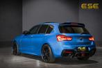 BMW 1-serie 118i M Sport | Uniek | Panorama | Cruise | Carpl, Auto's, 1-Serie, Euro 6, Blauw, Alcantara