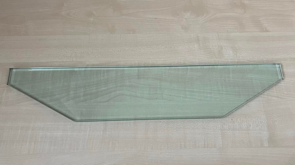 Planchet / glazen legplank, 12 mm dik glas, zwaar chroom, Ophalen, Zo goed als nieuw, Overige kleuren, Overige typen