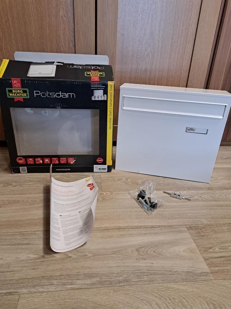 Burg Wächter Potsdam brievenbus - Nieuw in doos, Ophalen of Verzenden, Nieuw, Staal, Wandbrievenbus