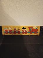 Simplex houten kinderkapstok met trein design, Gebruikt, Ophalen of Verzenden, Minder dan 100 cm, Kinderkapstok