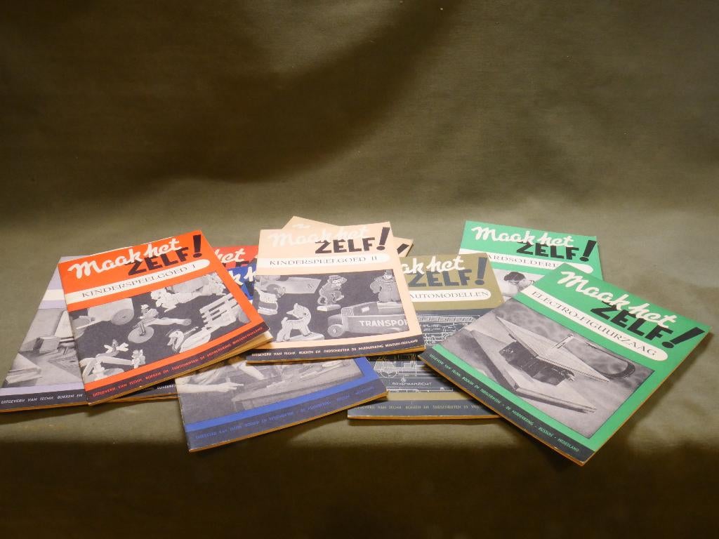 Maak het Zelf / De Muiderkring boekjes – jaren ’50 – 9 stuks, Boeken, Gelezen, Diverse auteurs, Ophalen of Verzenden, Overige onderwerpen