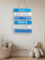 Geboorte wegwijzer bord, Ophalen of Verzenden, Nieuw, Geboortebord