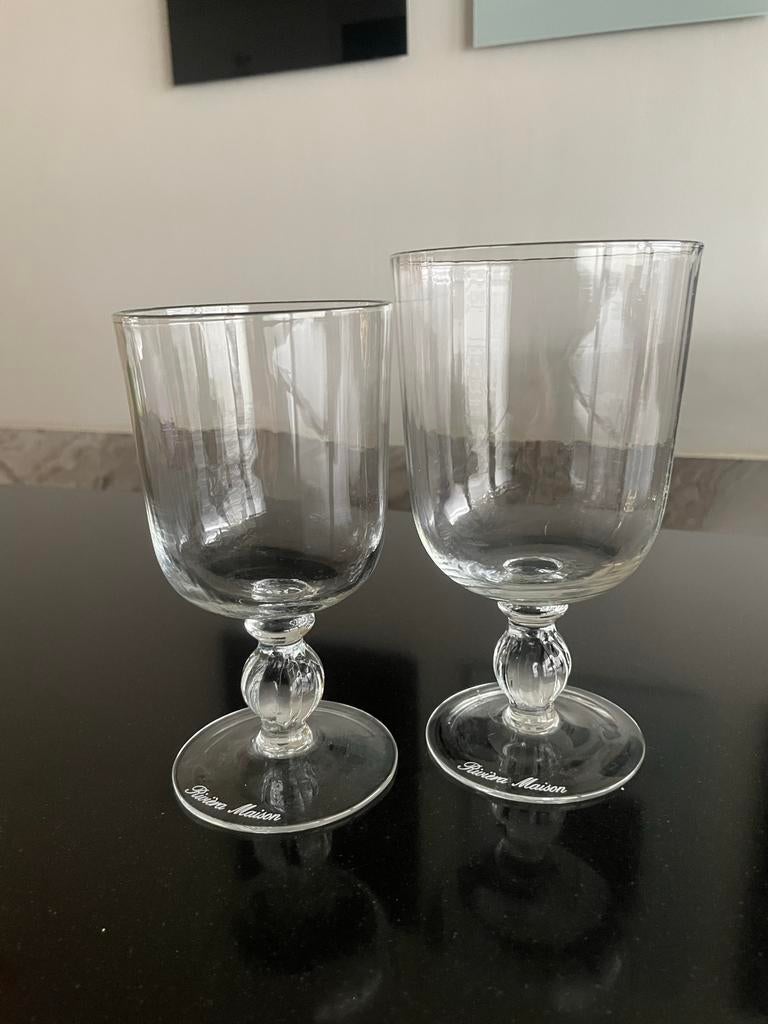 Riviera Maison Glazen - Set van 12, Ophalen of Verzenden, Zo goed als nieuw