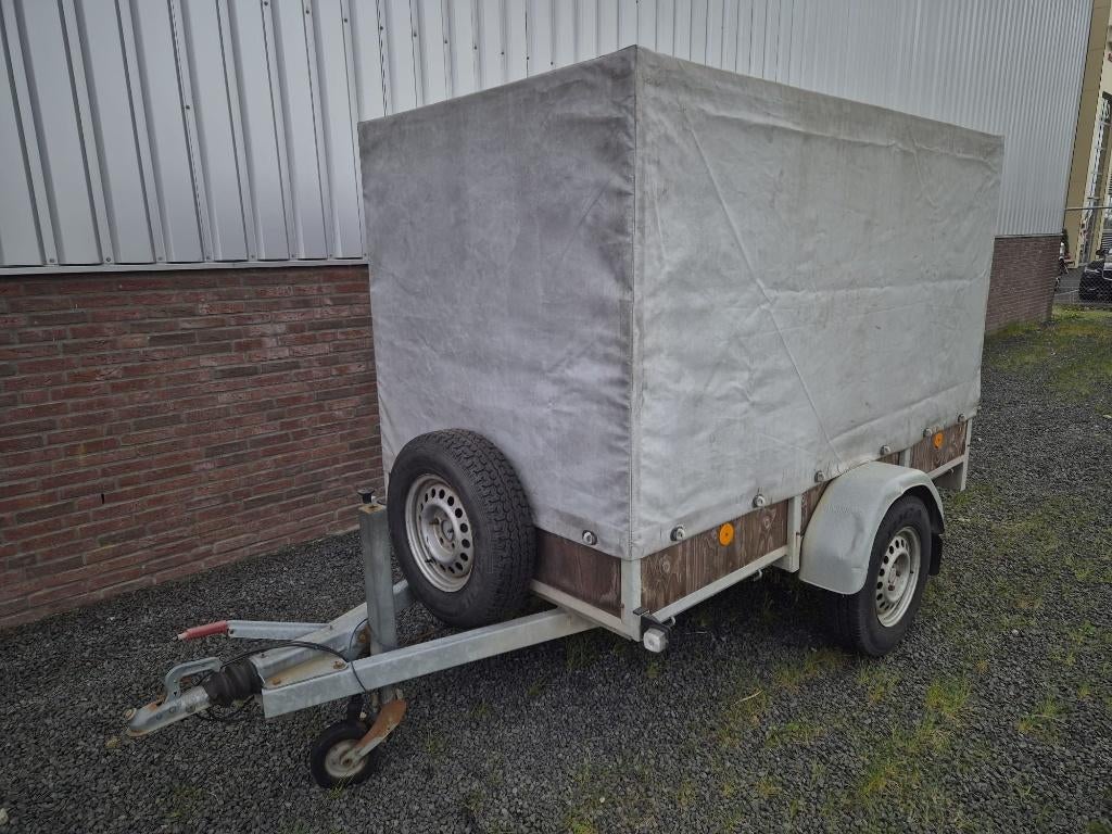 Ansems enkelasser met huif 1300 kg zeer degelijk !, Auto diversen, Ophalen, Gebruikt