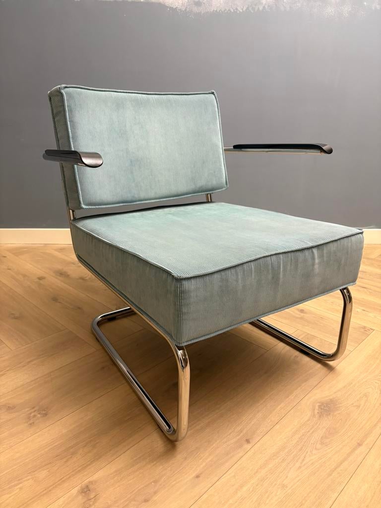 Nette Fauteuil van het merk Zuiver, Huis en Inrichting, Fauteuils, Ophalen, Gebruikt, Minder dan 75 cm, Stof