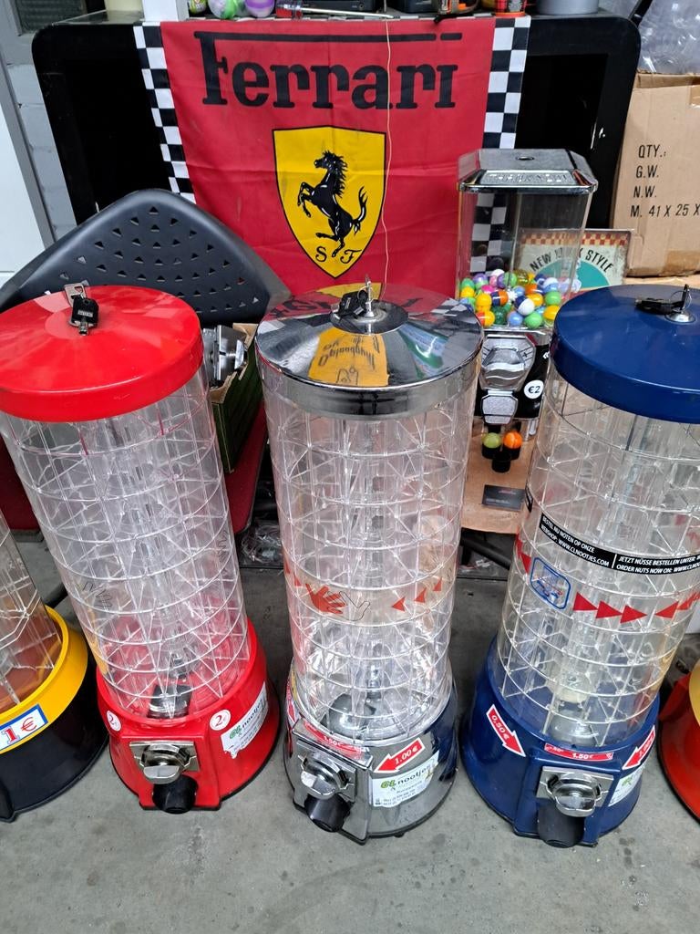 Nootjes, olijven, kadootjes automaat, Ophalen, Gebruikt