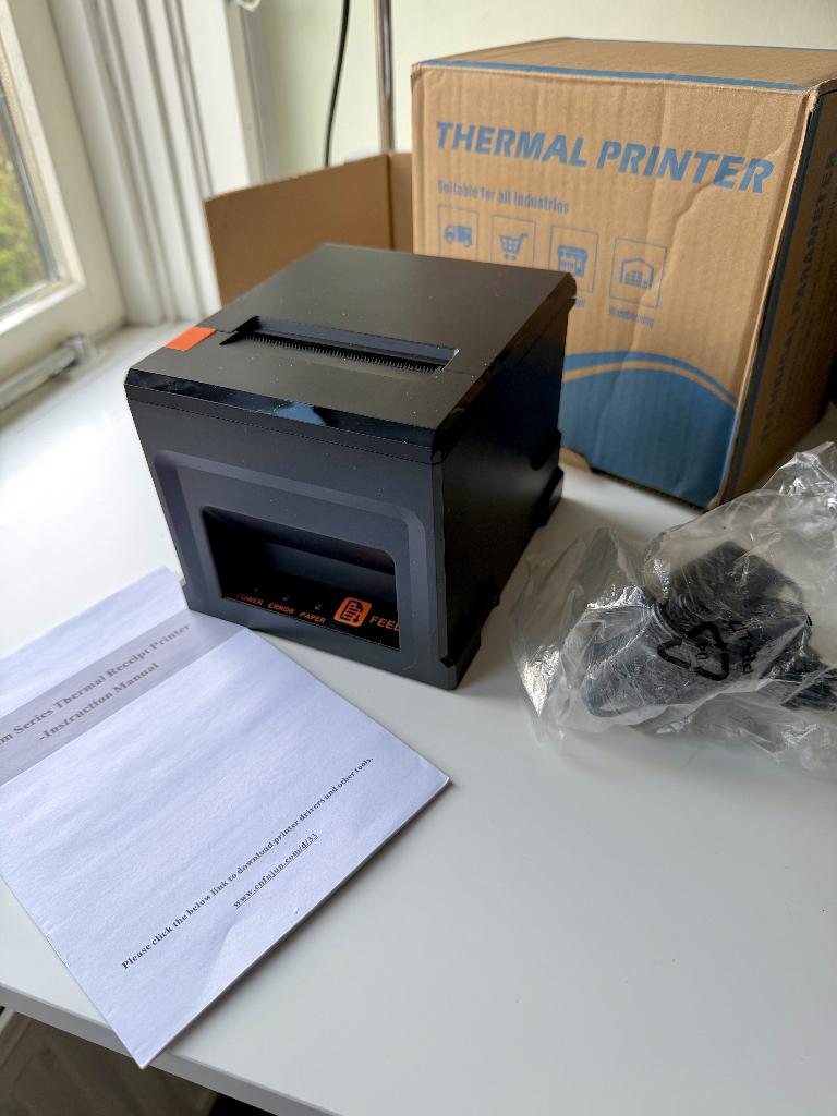 NIEUW: 80mm Thermische Bonnenprinter- Compleet in doos, Printer, Nieuw, Ophalen of Verzenden, Fujun
