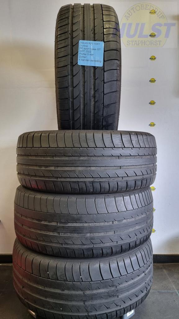 Set gebruikte Dunlop zomerbanden 265/45 R20, Auto-onderdelen, Banden en Velgen, Band(en), Zomerbanden, 20 inch, 265 mm, Personenwagen