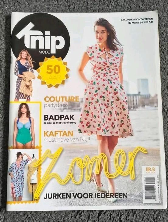 Knip Mode - Juni 2019, Ophalen of Verzenden, Vrouw, Knipmode