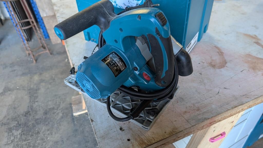 Makita SP6000 invalzaag met koffer, in goede staat, Gebruikt, Invalzaag, Ophalen of Verzenden, Makita