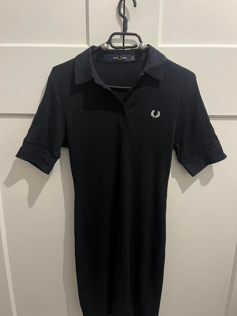 Fred Perry, Kleding | Dames, Jurken, Nieuw, Maat 38/40 (M), Zwart, Boven de knie, Ophalen of Verzenden