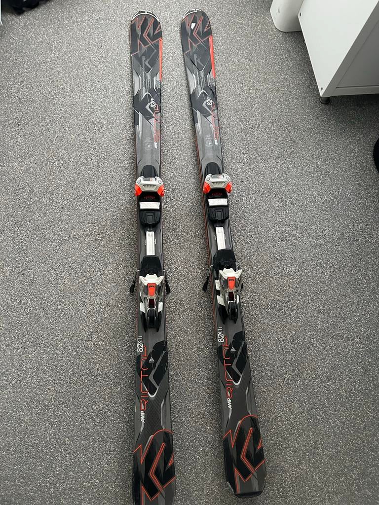 K2 AMP Rictor 82XTi ski's 170cm, 160 tot 180 cm, Gebruikt, Skiën, Ski's