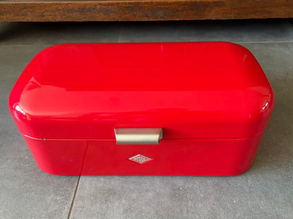 Wesco Broodtrommel (Rood), Ophalen of Verzenden, Zo goed als nieuw, Metaal, Broodtrommel