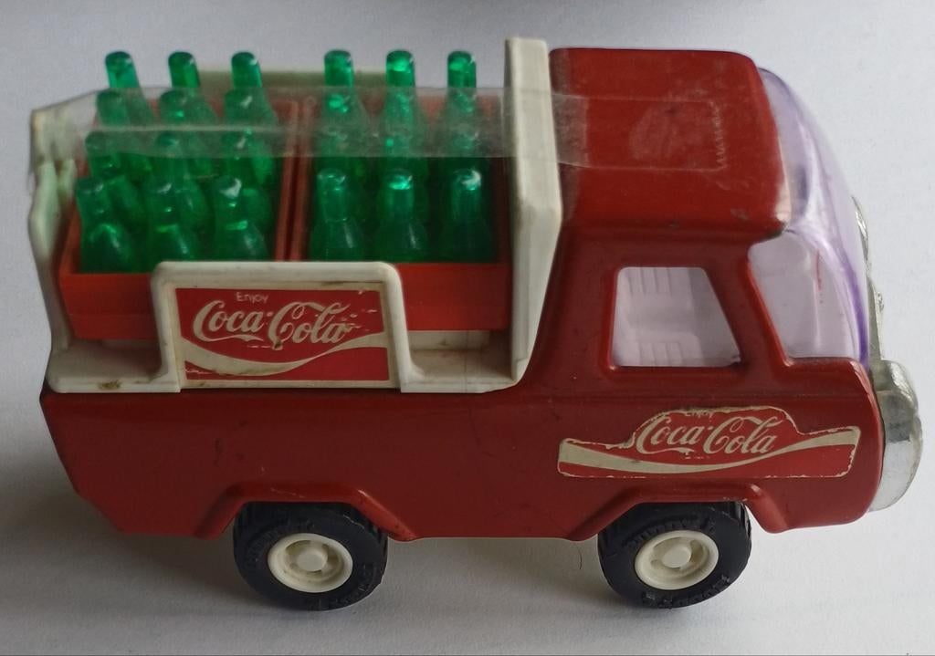 Vintage Buddy L. Corp. Coca Cola truck. Tonka (?) 12 cm., Verzamelen, Ophalen of Verzenden