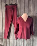 Mi Piace travelstof skinny broek + shirt Burgundy maat: M, Kleding | Dames, Broeken en Pantalons, Maat 38/40 (M), Nieuw, Ophalen of Verzenden