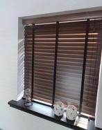 Donker bruine houten jaloezie 97cm breed, Ophalen, Gebruikt, Bruin, 100 tot 150 cm