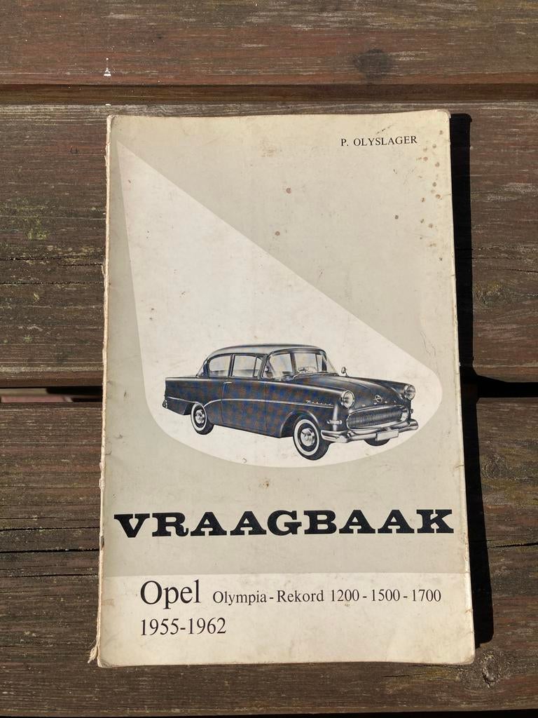 Vraagbaak Opel Olympia-Rekord 1955-1962 P. Olyslager, Ophalen, Gelezen, Opel