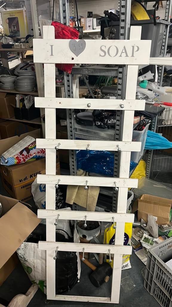 Houten rek, Ophalen, Gebruikt