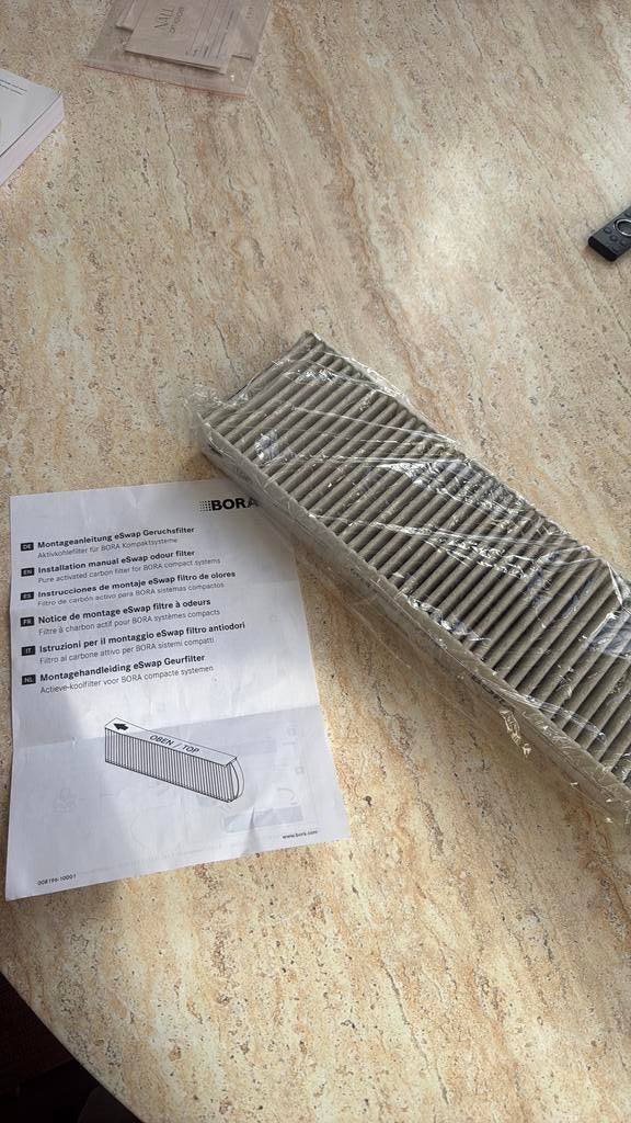Bora actieve kool filter nieuw, Witgoed en Apparatuur, Nieuw, Inbouw, Inductie, 4 kookzones