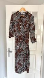 Zara wikkeljurk maat S met print, perfecte staat, Ophalen of Verzenden, Zo goed als nieuw, Maat 36 (S), Bruin