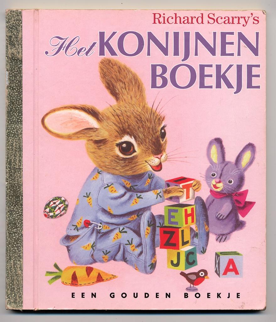 Gouden Boekje - Het Konijnenboekje - Richard Scarry, Boeken, Voorleesboek, Fictie algemeen, Jongen of Meisje, Ophalen of Verzenden