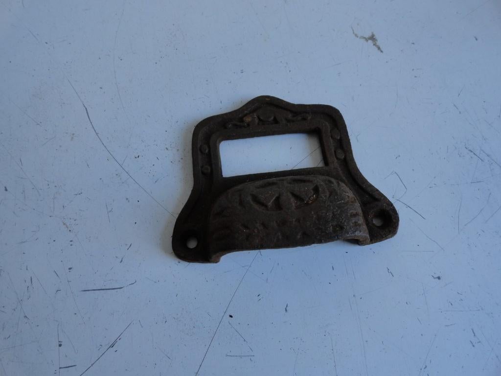 Schelp handgreep lade antiek, uitgewerkt, Ophalen of Verzenden