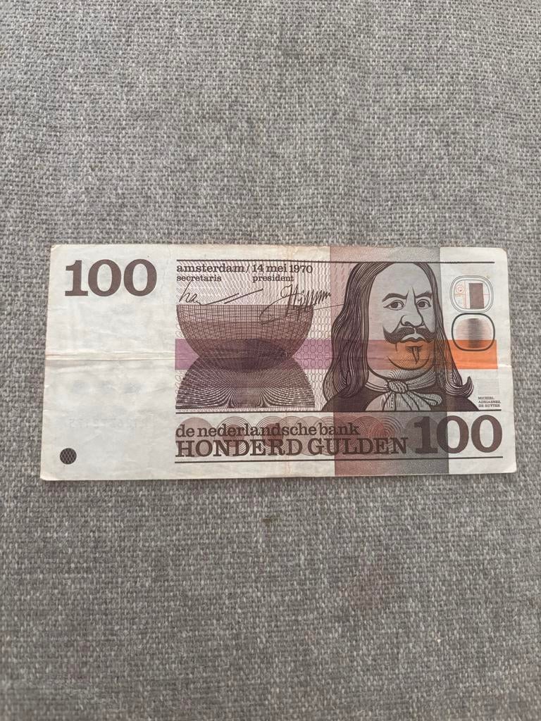 Zeldzaam 100 Gulden biljet uit 1970 - De Nederlandse Bank, Ophalen of Verzenden, 100 gulden, Los biljet