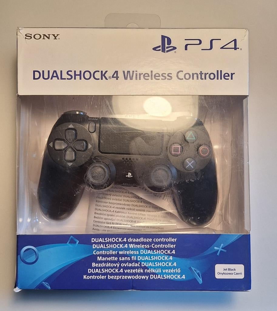 PS4 DualShock Controller zwart met doos | Gerefurbished, Spelcomputers en Games, Spelcomputers | Sony PlayStation Consoles | Accessoires