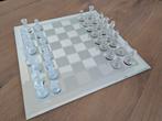 Prachtig glazen schaakspel, Ophalen of Verzenden, Zo goed als nieuw