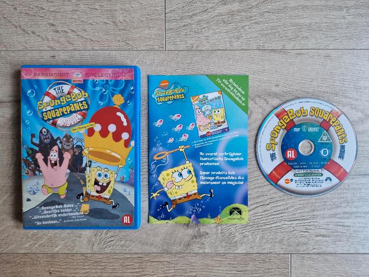 SpongeBob SquarePants Movie DVD (T.E.A.B.), Cd's en Dvd's, Dvd's | Tekenfilms en Animatie, Gebruikt, Amerikaans, Alle leeftijden