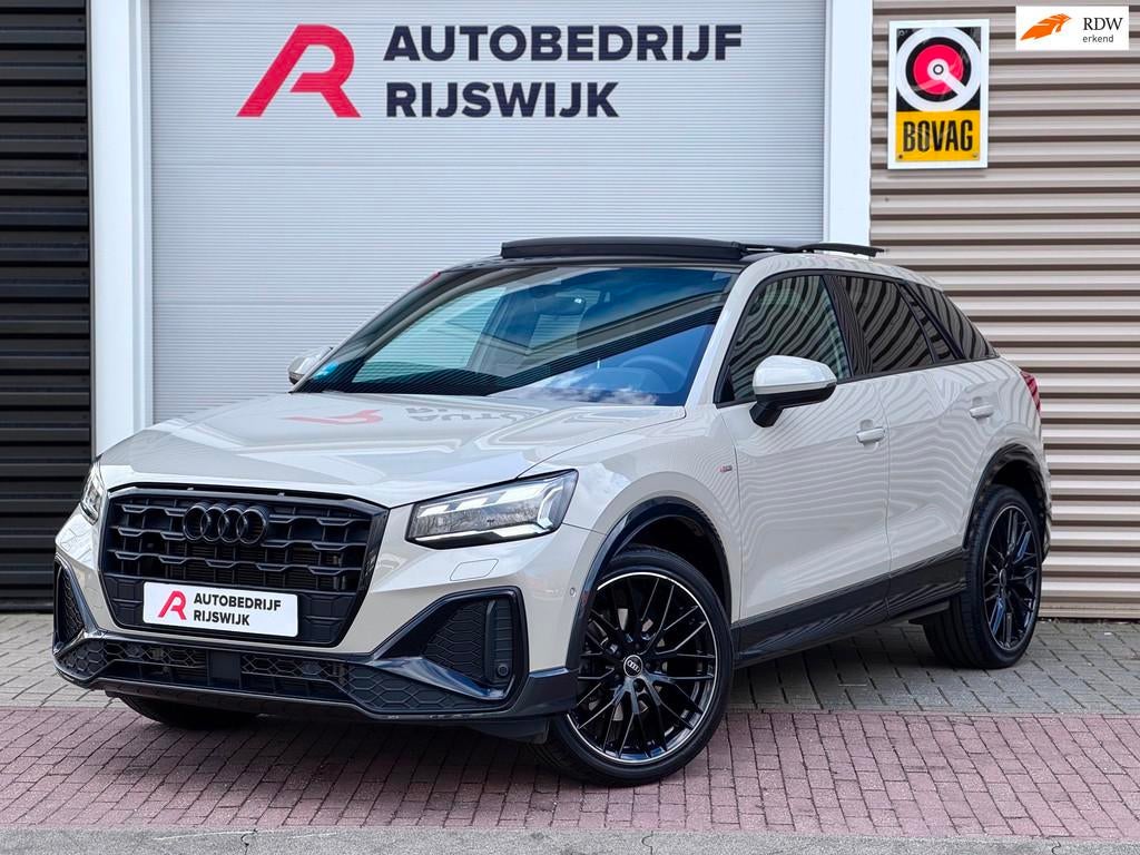 Audi Q2 35 TFSI S Edition Pano/Keyless/Camera/Sfeer, Auto's, Audi, 12 maanden, Q2, 4 cilinders, Alcantara