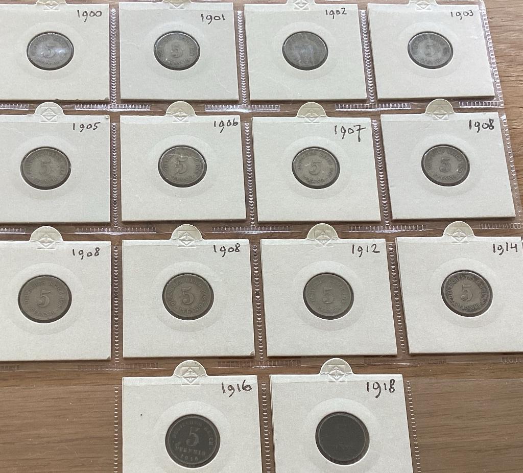 Munten Duitse Rijk, Postzegels en Munten, Verzenden, Duitsland