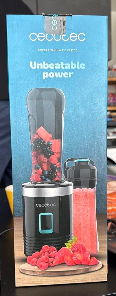 Cecotec Power Titanium 350 EasyGo Blender - Nieuw in doos, Ophalen of Verzenden, Nieuw, Blender to go