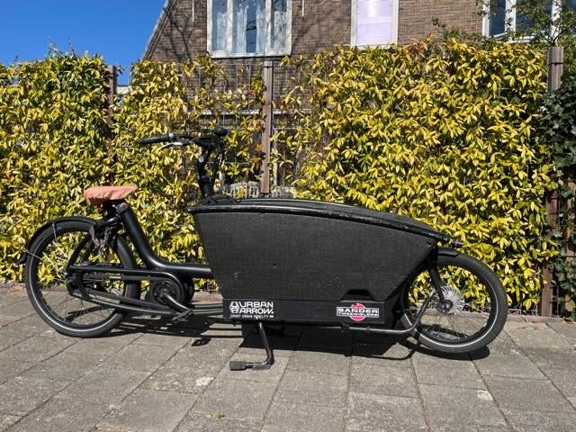 Urban Arrow Bakfiets, Fietsen en Brommers, Terugtraprem, Gebruikt, 3 kinderen, Elektrisch