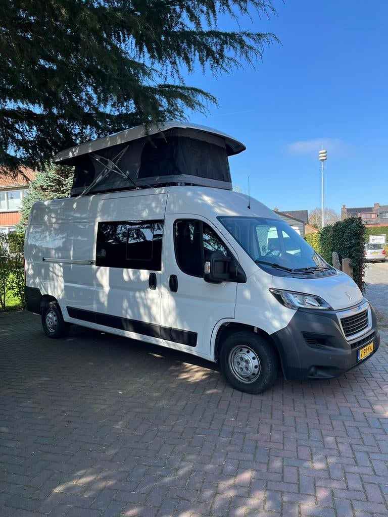 Buscamper, 6zitplaa, nieuwste soort hefdak panorama uitzicht, Caravans en Kamperen, Campers, Particulier, tot en met 5, Buscamper of Camperbus