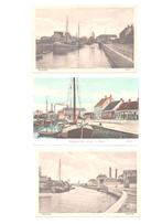 Oude ansichtkaarten haven Roosendaal, Ophalen of Verzenden, Voor 1920, Gelopen, Noord-Brabant