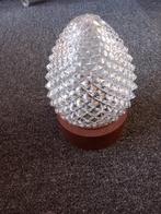 Vintage Plafondlamp met Kristallen Kap, Ophalen, Gebruikt, Vintage, Retro, Klassiek