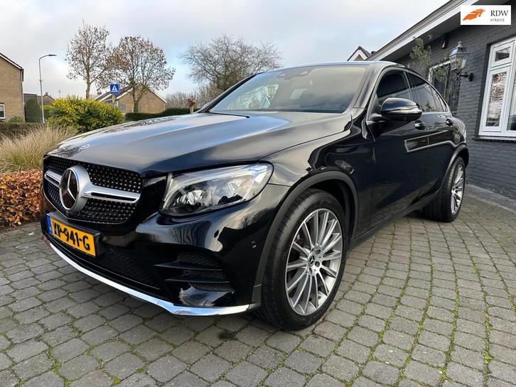 Mercedes-Benz GLC-klasse Coupé 250 4MATIC AMG, Leder, VOL!, Auto's, Mercedes-Benz, Bedrijf, Te koop, GLC Coupé, 360° camera, 4x4