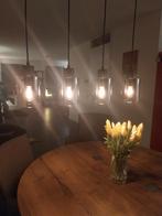 Hanglamp eettafel, Ophalen, Zo goed als nieuw, Glas, 75 cm of meer